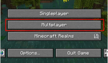 Click On Multiplayer Button