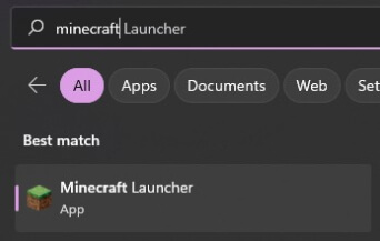 Start The Minecraft Launcher